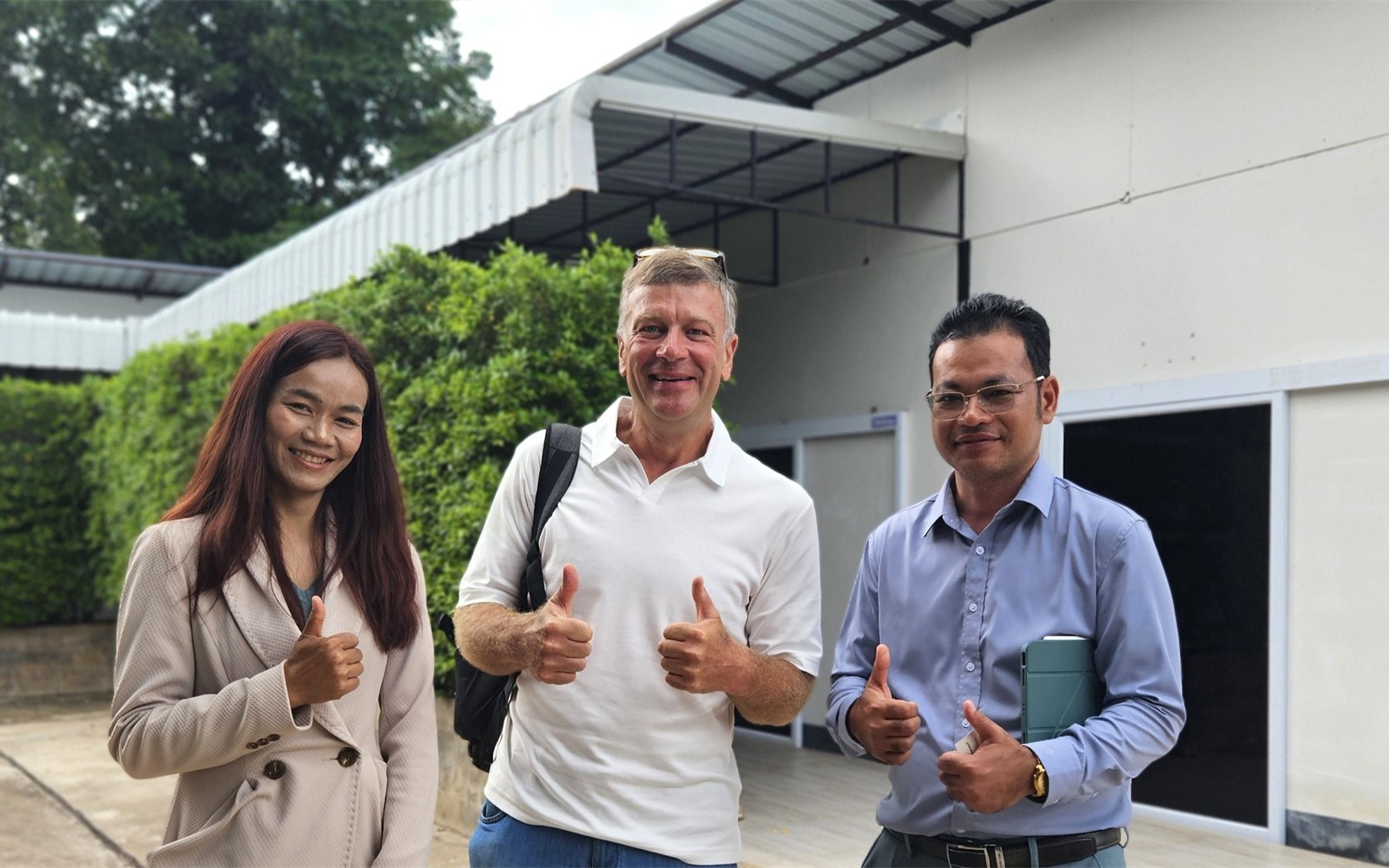 Green Botanica visit to a Thai growing partner