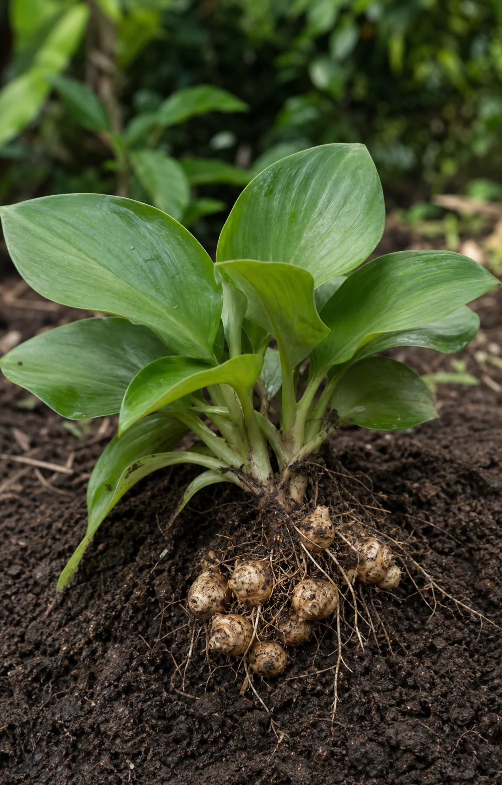 Sand ginger plant and aromatic rhizome